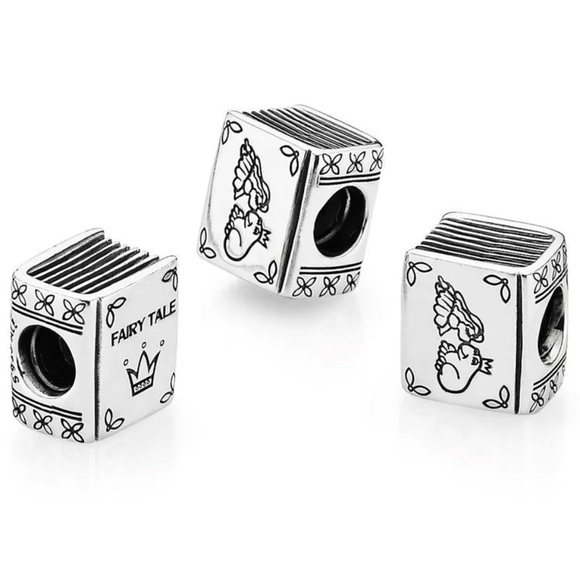 Retired Pandora Once Upon a Time Fantasy Story Book Bead Charm Sterling Silver - Picture 2 of 9